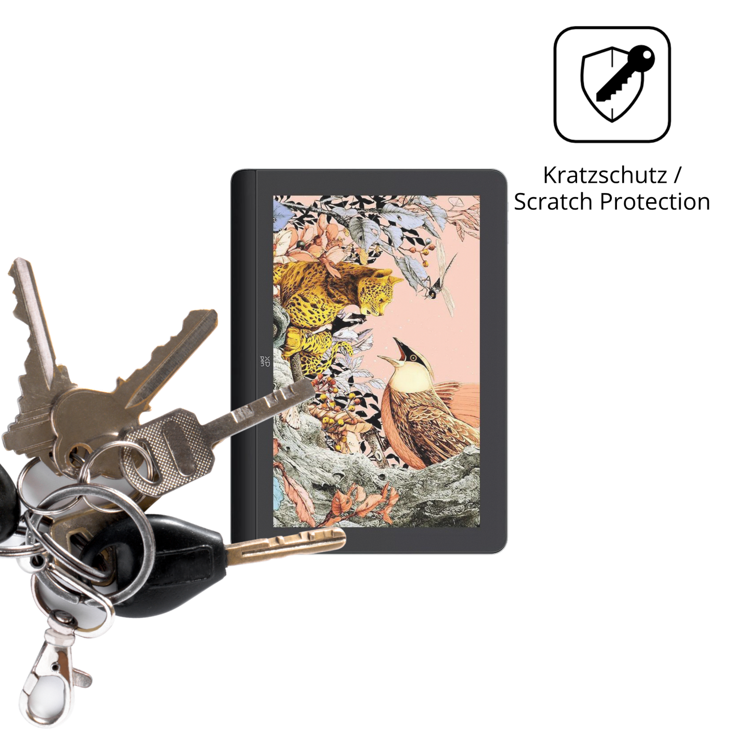 Schutz gegen Kratzer auf dem XP-Pen Artist Pro 16 Gen 2 Glas durch Schlüssel oder Ähnliches