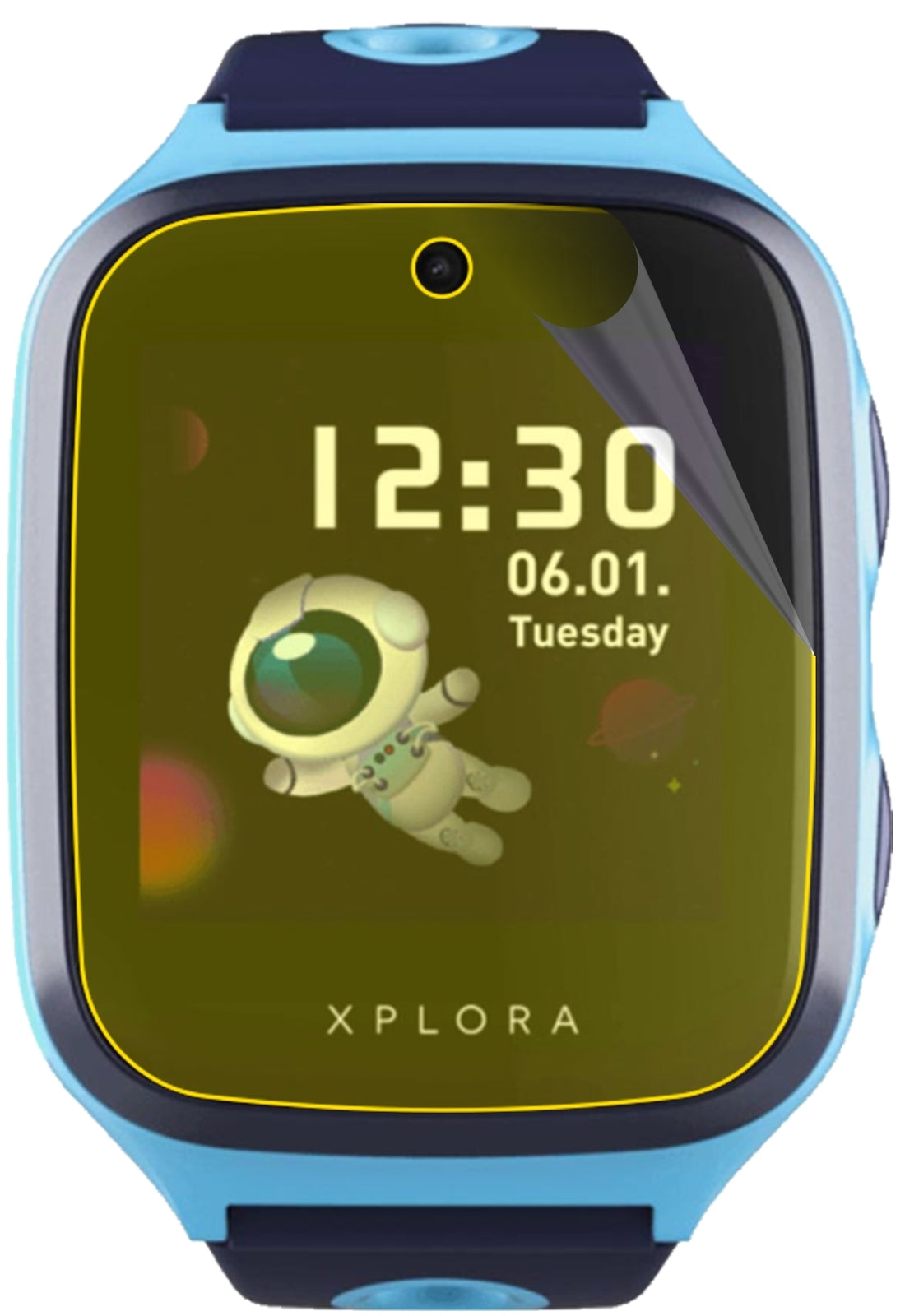 dipos Displayschutz für Xplora X4, transparente Oberfläche, geringe Dicke und perfekte Passform