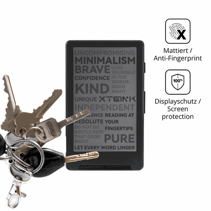 dipos Displayschutz für Xteink X4 eReader, mattierte Oberfläche, Blickschutzfilter und perfekter Passform