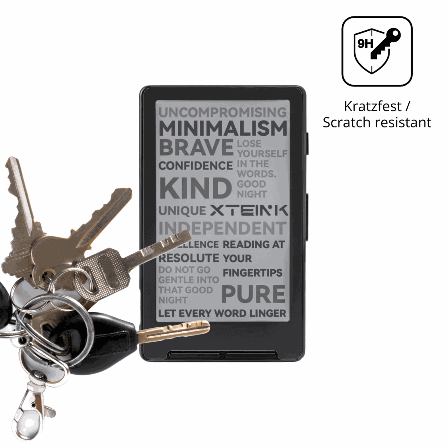dipos Displayschutz für Xteink X4 eReader, mattierte Oberfläche, robuste Festigkeit und perfekte Passform