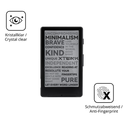 Flexible TPU-Folie passend zugeschnitten für Xteink X4 eReader, vollständige Abdeckung