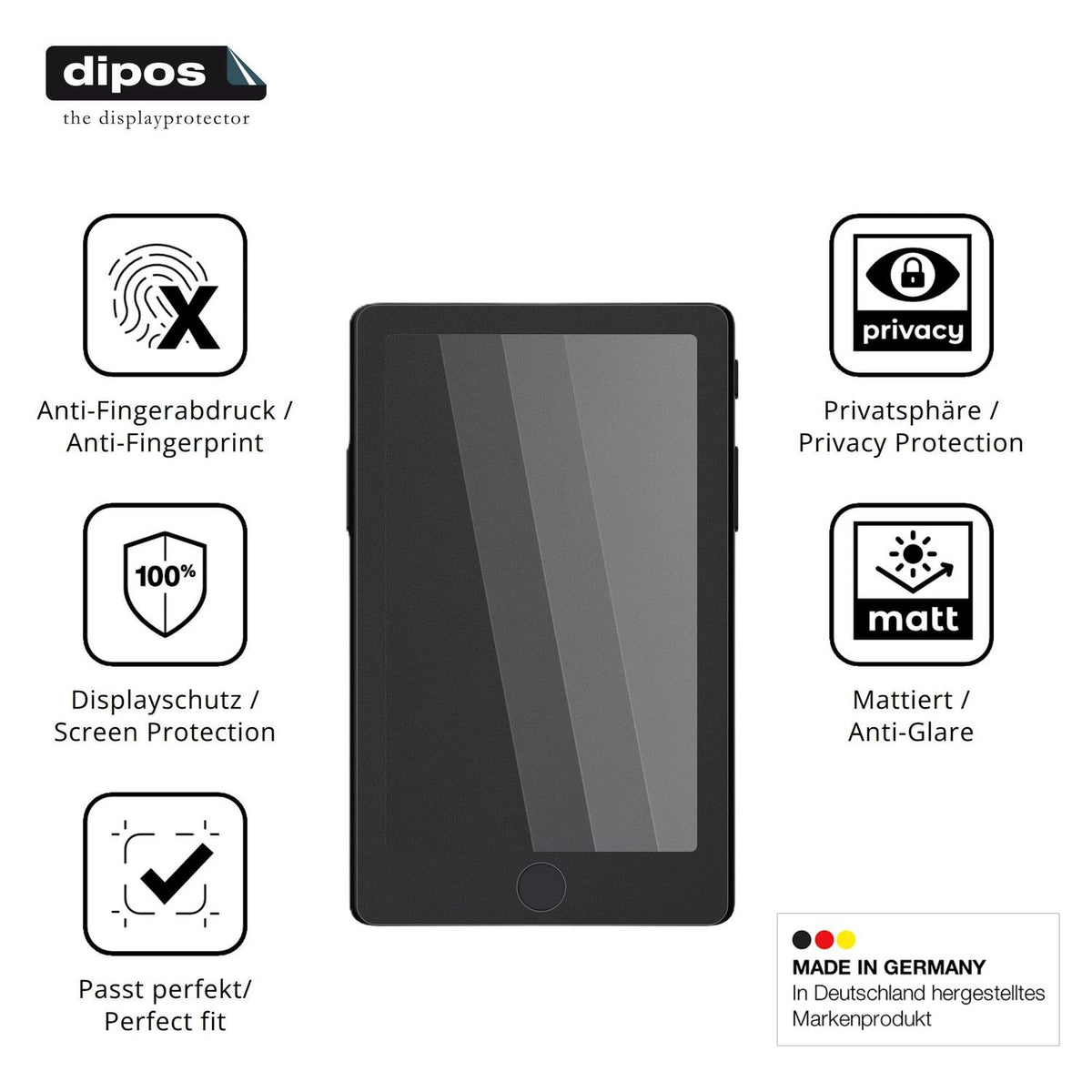 Blickschutzfolie für Xteink X4 Pro matt Schutzfolie Privacy