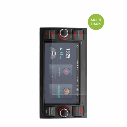2x Schutzfolie matt für Xtrons PX72QSFBL 7 Zoll Display-Schutzfolie