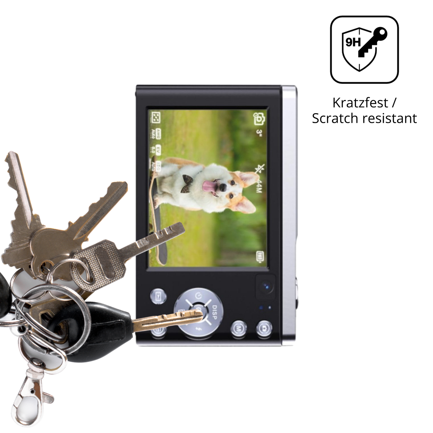 dipos Displayschutz für Yanmis 5K, mattierte Oberfläche, robuste Festigkeit und perfekte Passform