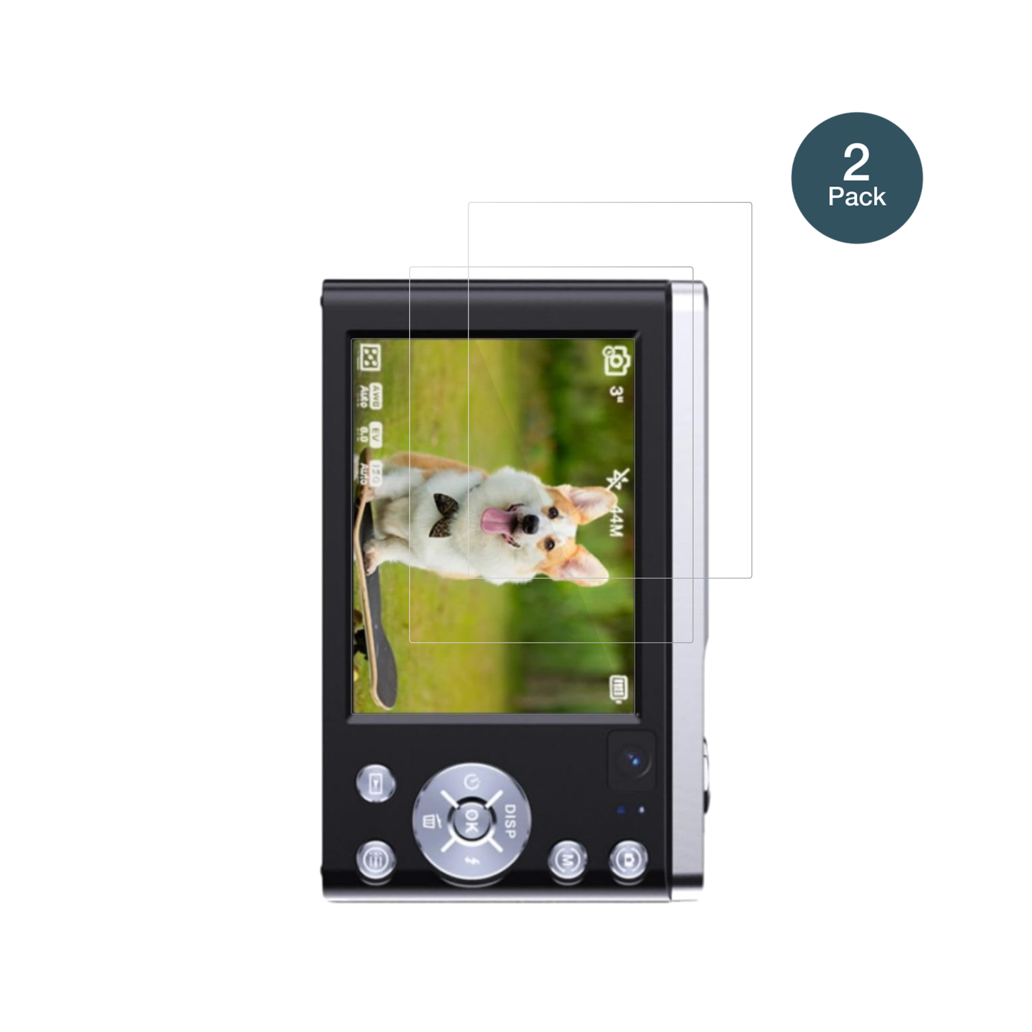 Yanmis5K mit aufgebrachter dipos Flex Schutzfolie, glasklare Darstellung ohne Einschränkungen