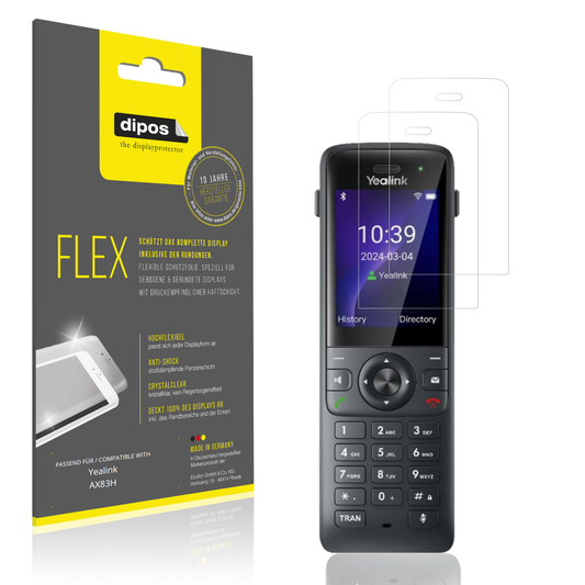 2x 3D Full Cover Schutzfolie für AX83H W78H