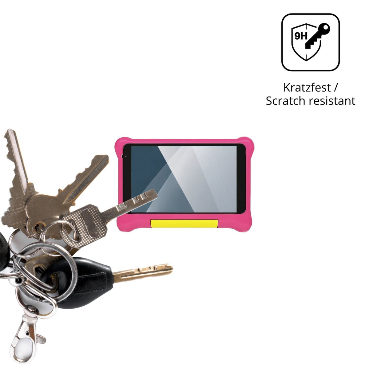 dipos Displayschutz für Yicty TK707, transparente Oberfläche, perfekte Passform auch für die Rundungen