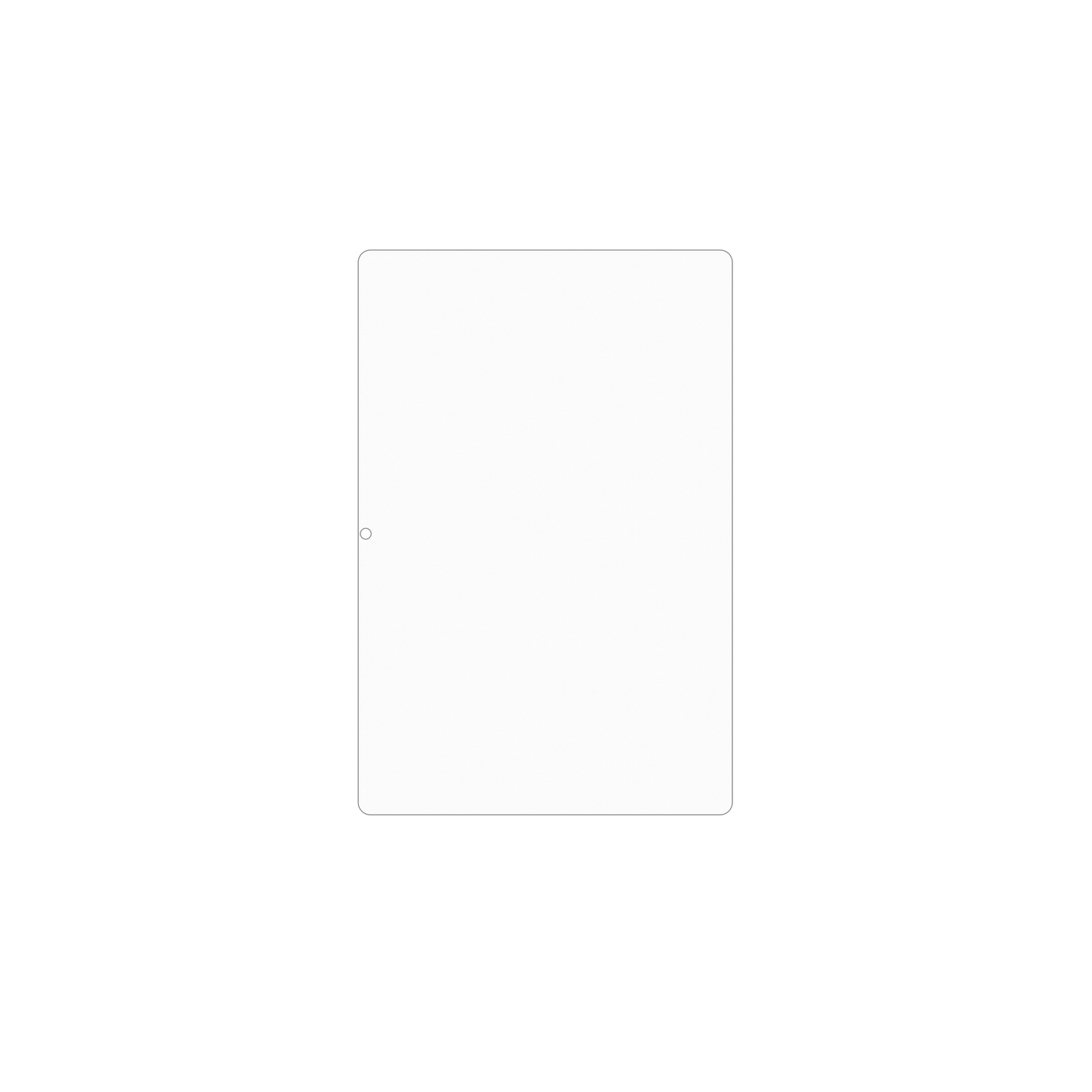 dipos Displayschutz für yictyx108 10.1 zoll, mattierte Oberfläche, geringe Dicke und perfekte Passform