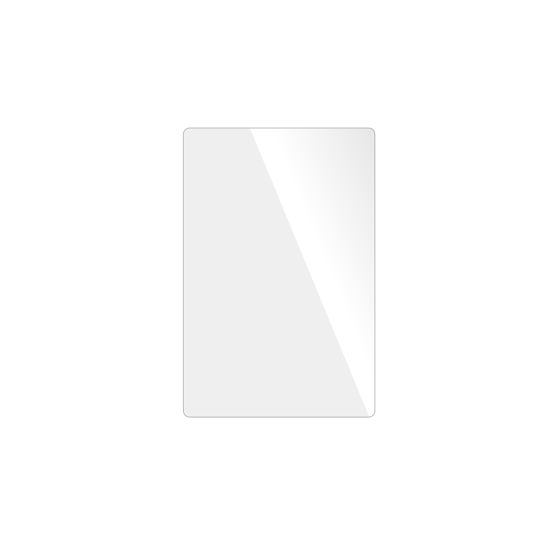 dipos Displayschutz für yictyx108 10.1 zoll, transparente Oberfläche, geringe Dicke und perfekte Passform