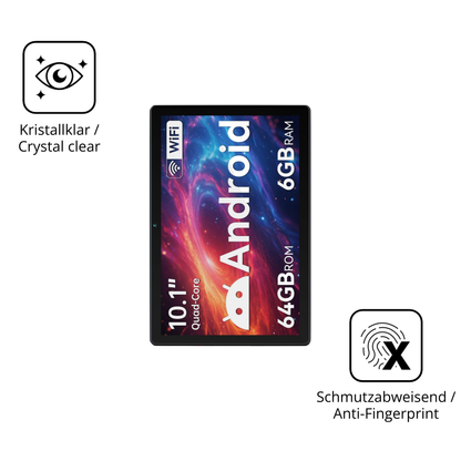 Flexible TPU-Folie passend zugeschnitten für yictyx108 10.1 zoll, vollständige Abdeckung
