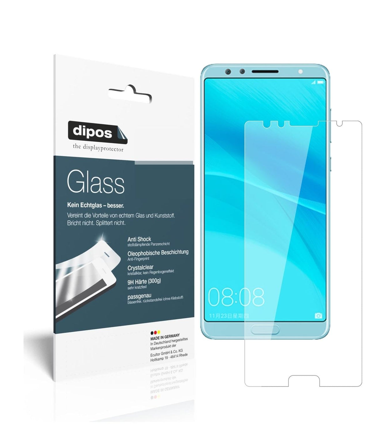 1x 9H Schutzfolie für Huawei Nova 2S Panzerfolie
