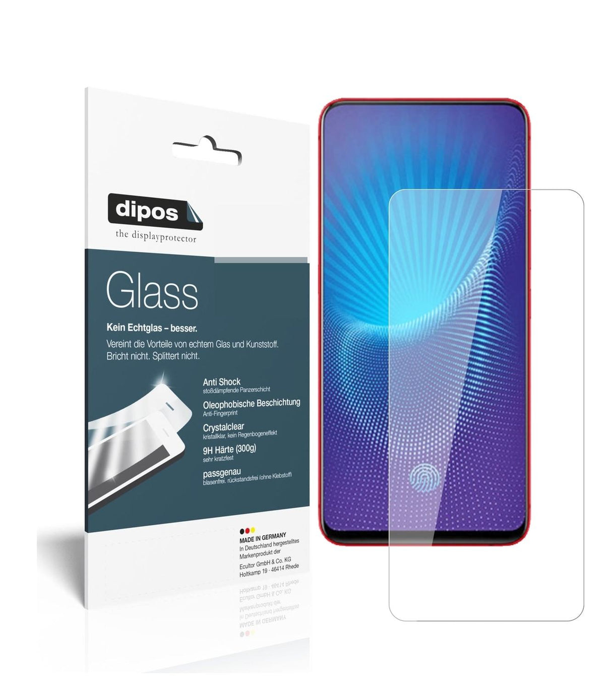1x 9H Schutzfolie für Vivo NEX S Panzerfolie