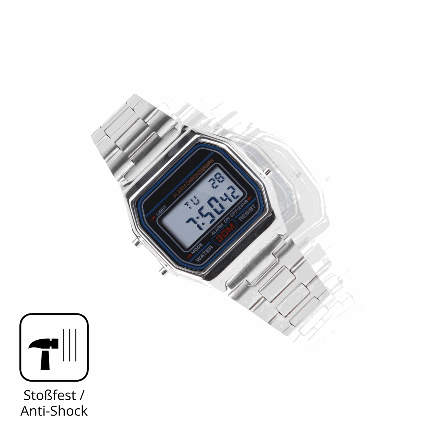 Schutz gegen Kratzer auf dem Yosoo Health Gear S3 Glas durch Schlüssel, Stöße gegen die Tischkante oder Stürze