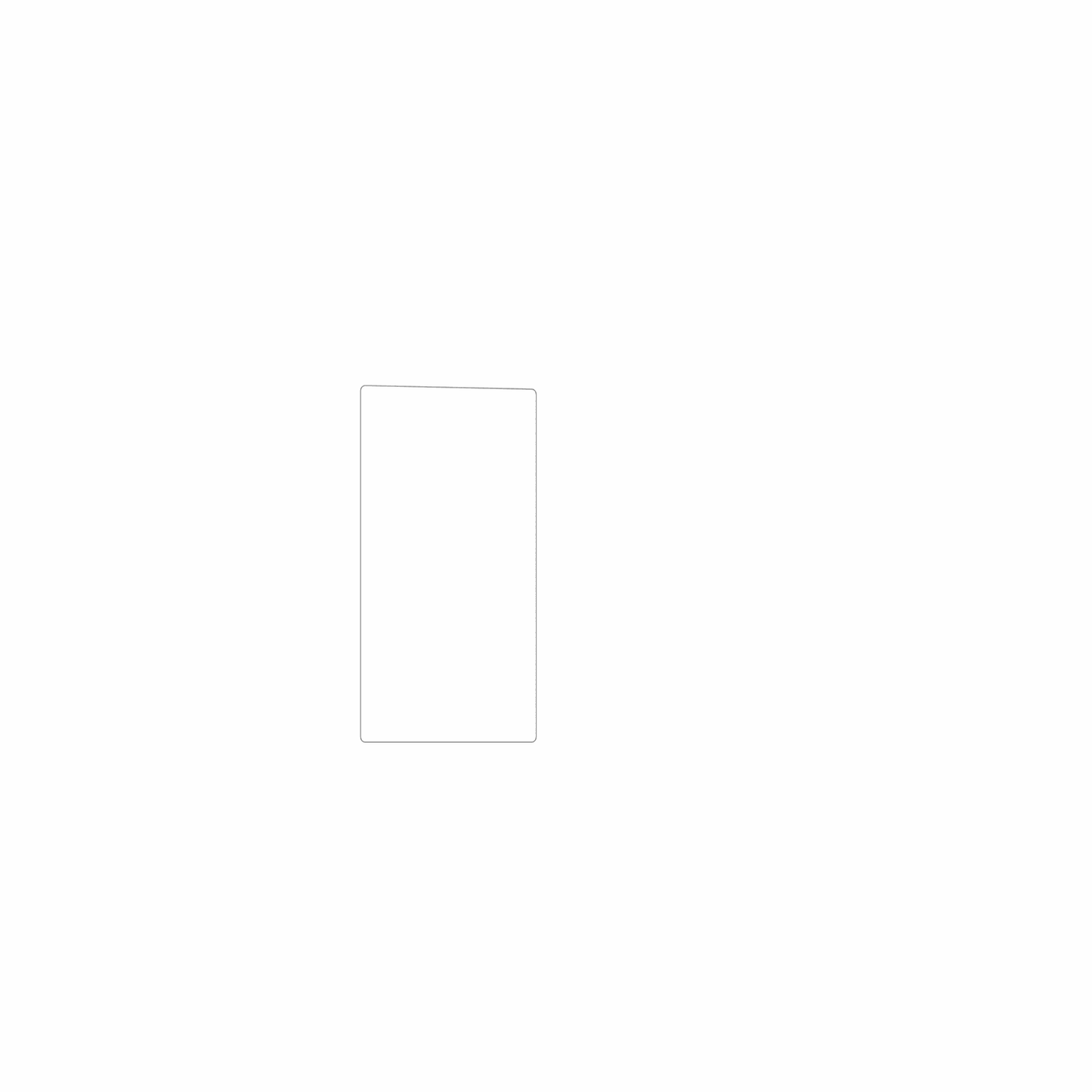 dipos Displayschutz für Yueli Smart Screen, mattierte Oberfläche, geringe Dicke und perfekte Passform