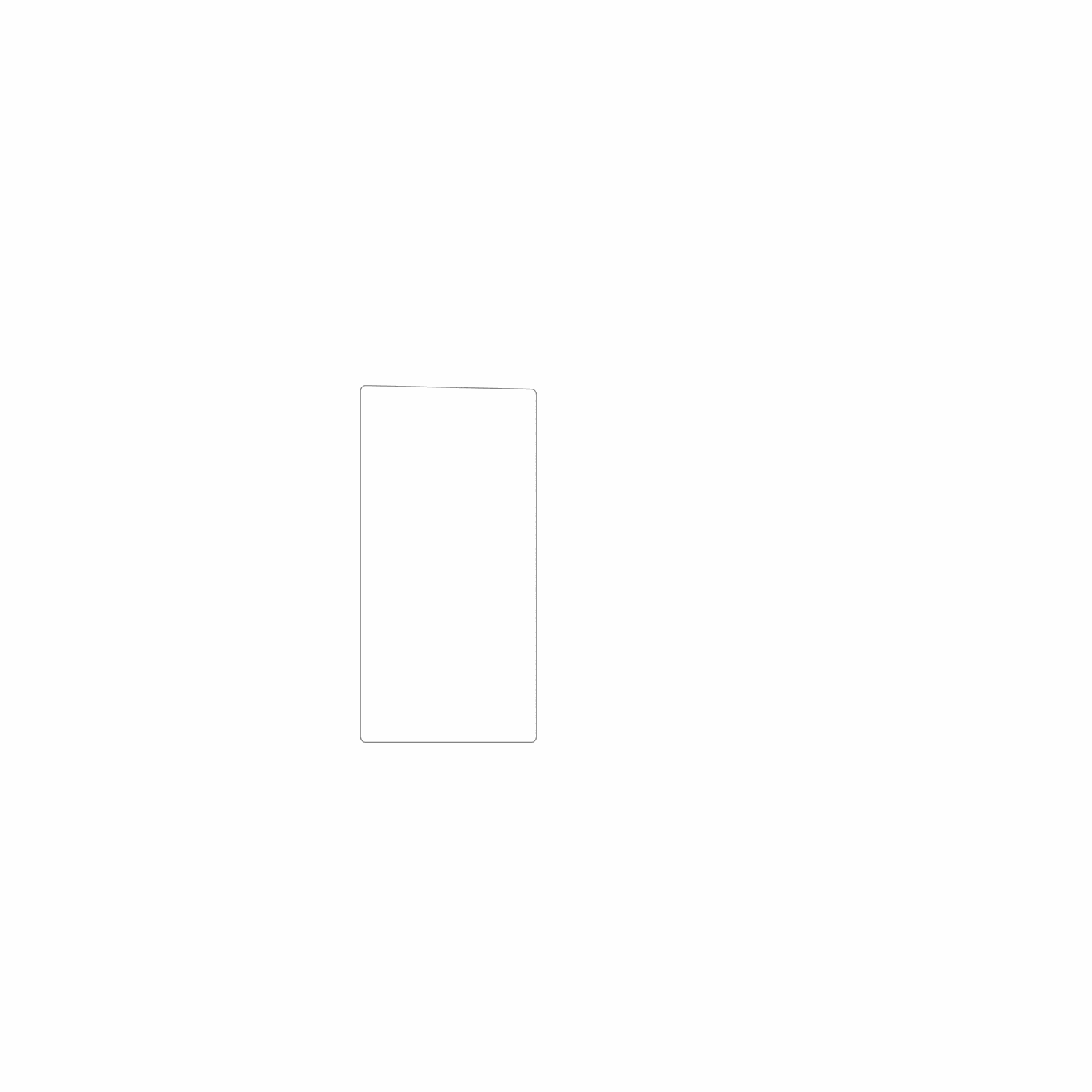 dipos Displayschutz für Yueli Smart Screen, mattierte Oberfläche, geringe Dicke und perfekte Passform