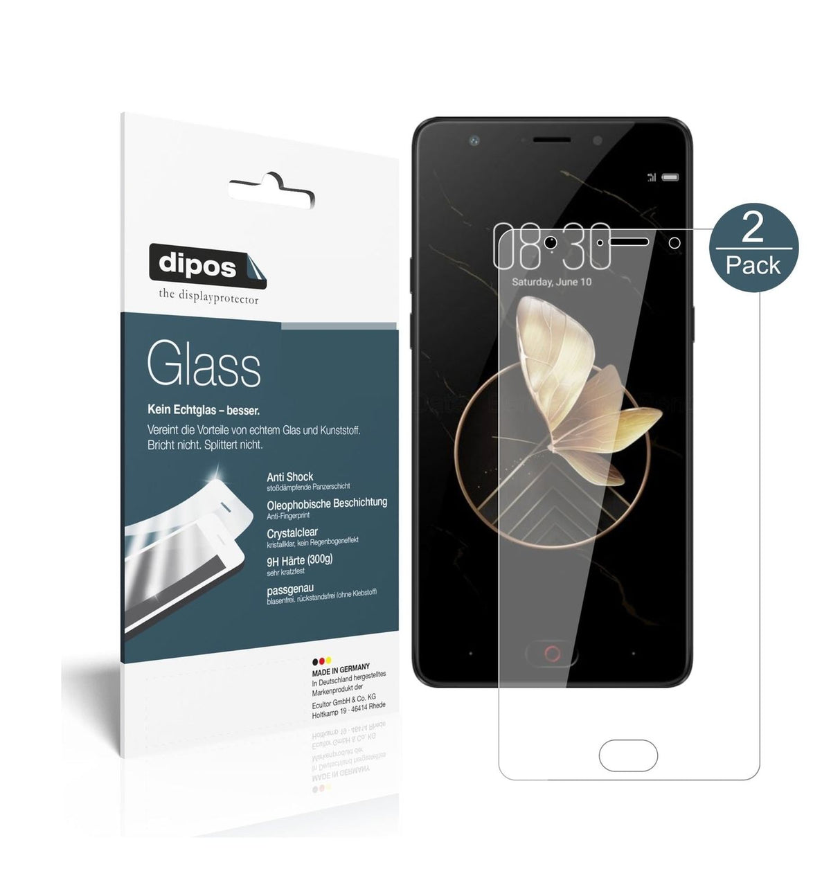1x 9H Schutzfolie für Archos Diamond Gamma Panzerfolie