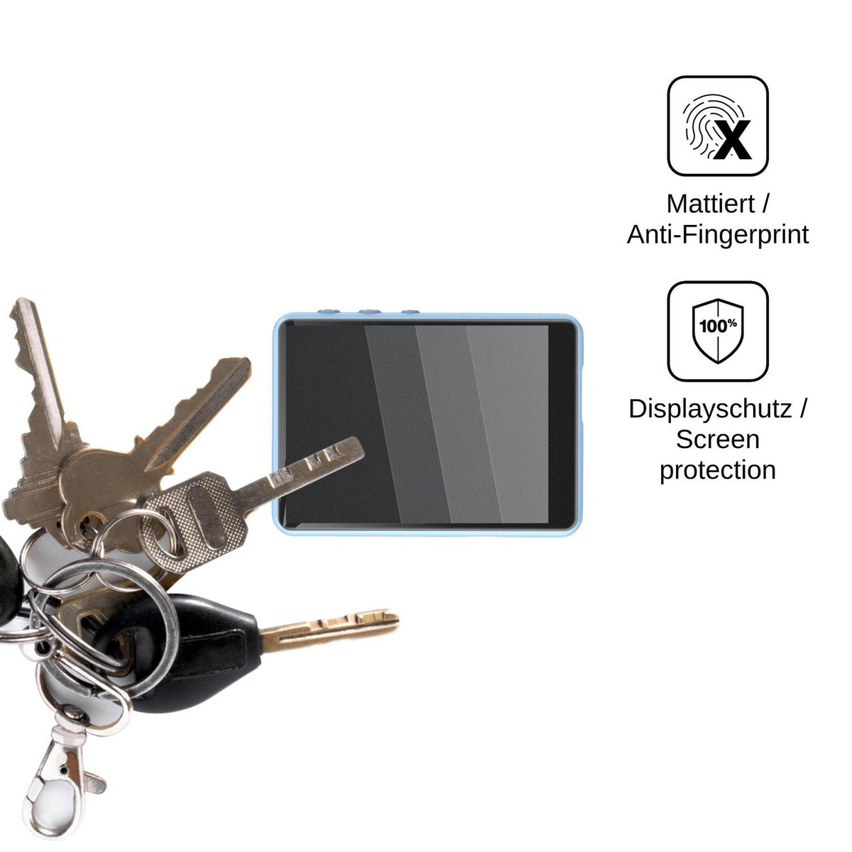 Blickschutzfolie für ZAQE M4 matt Schutzfolie Privacy