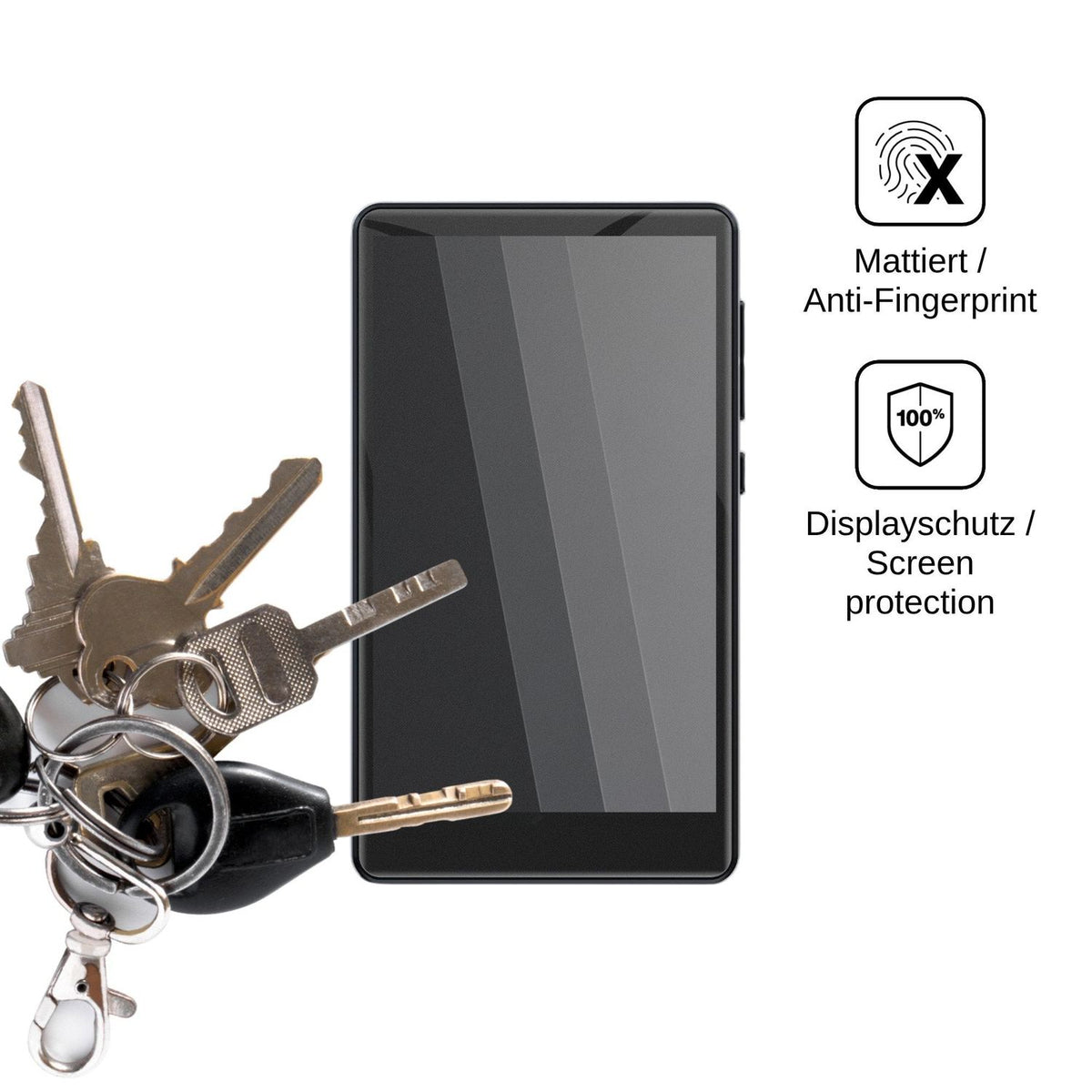 Blickschutzfolie für ZAQE M501 matt Schutzfolie Privacy