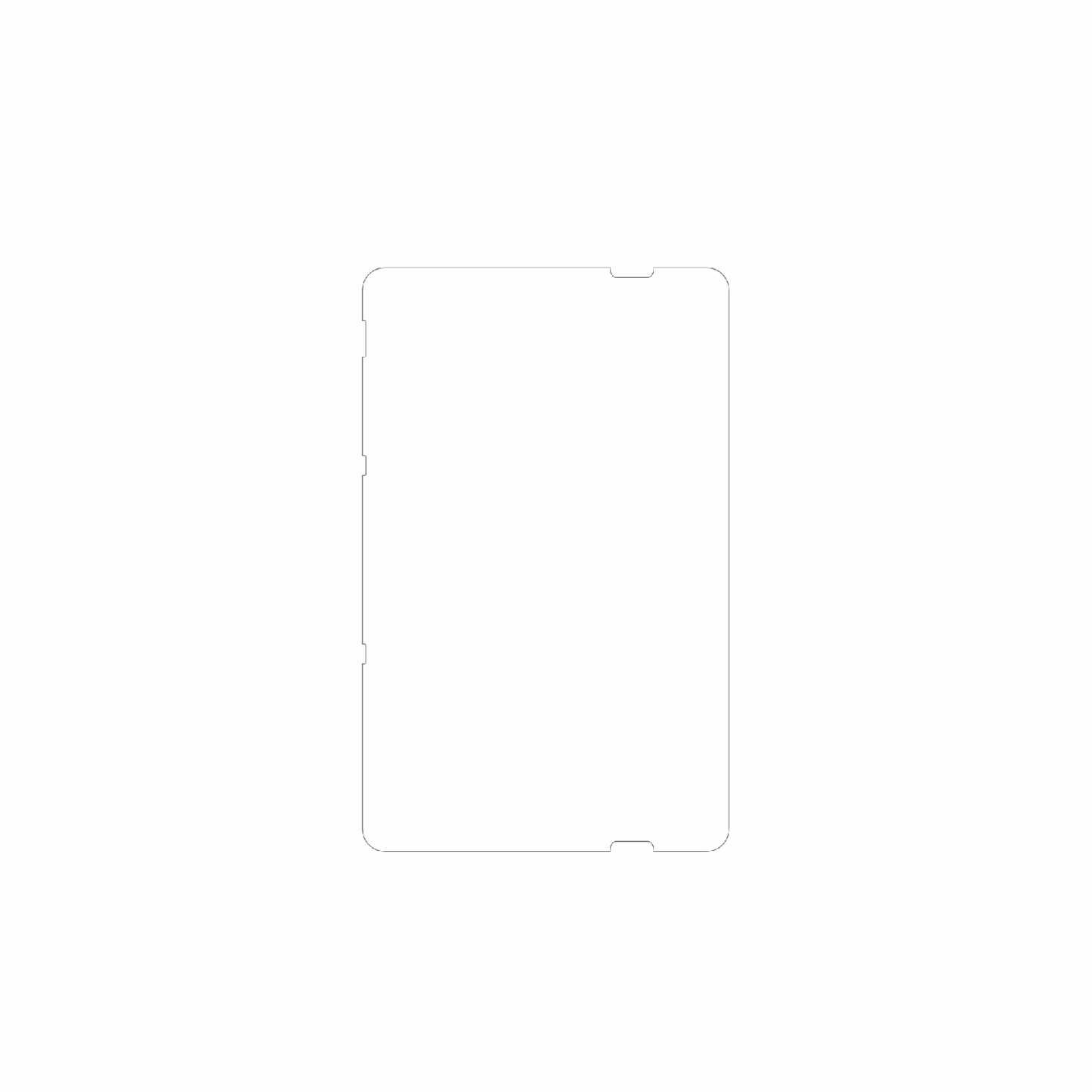 dipos Displayschutz für Zebra ET401 10.1, mattierte Oberfläche, geringe Dicke und perfekte Passform