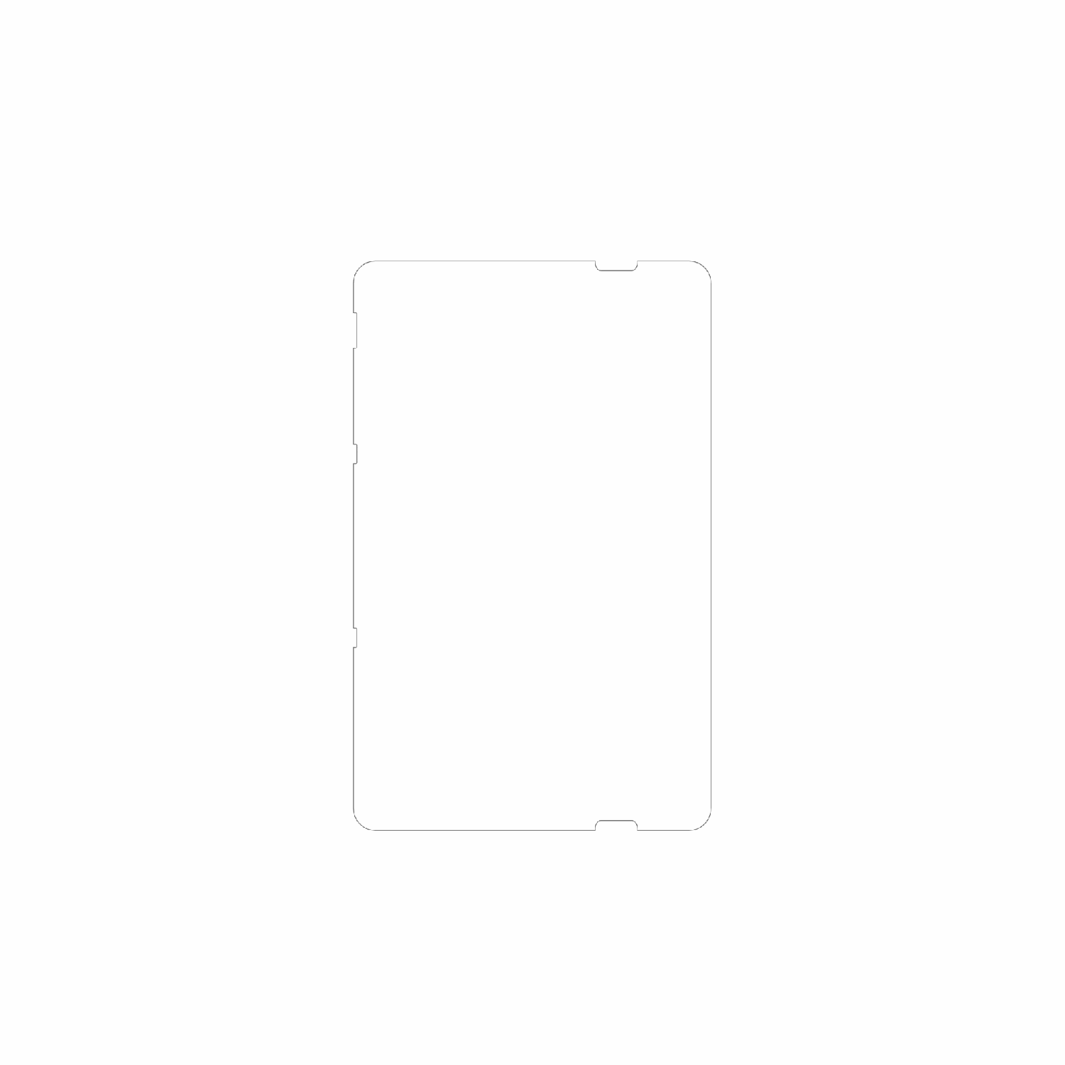 dipos Displayschutz für Zebra ET401 10.1, mattierte Oberfläche, geringe Dicke und perfekte Passform