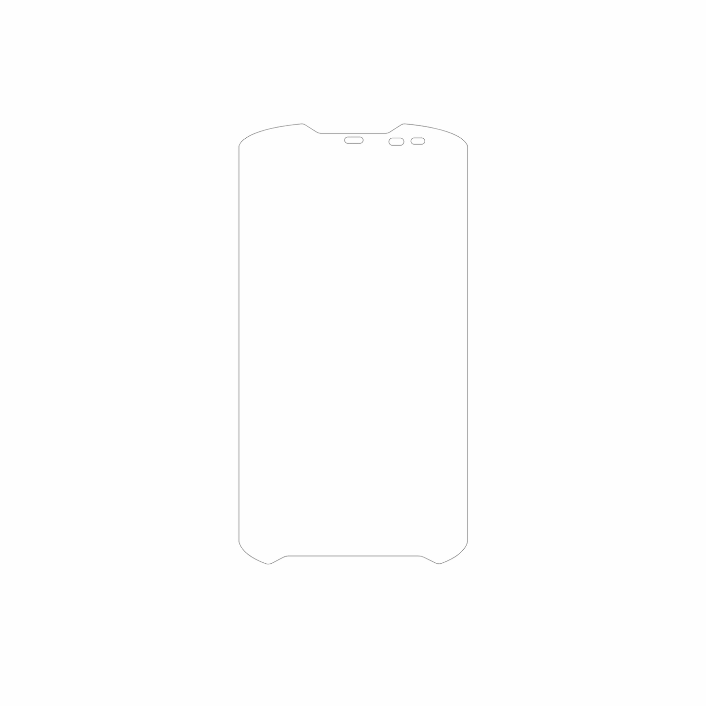 dipos Displayschutz für Zebra TC57ax, mattierte Oberfläche, geringe Dicke und perfekte Passform