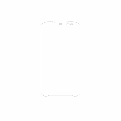 dipos Displayschutz für Zebra TC57ax, mattierte Oberfläche, geringe Dicke und perfekte Passform