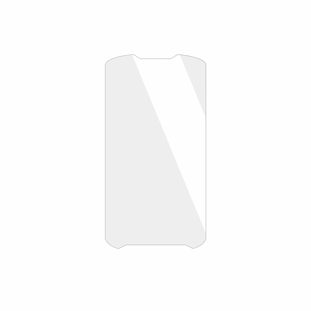 dipos Displayschutz für Zebra TC57ax, transparente Oberfläche, geringe Dicke und perfekte Passform