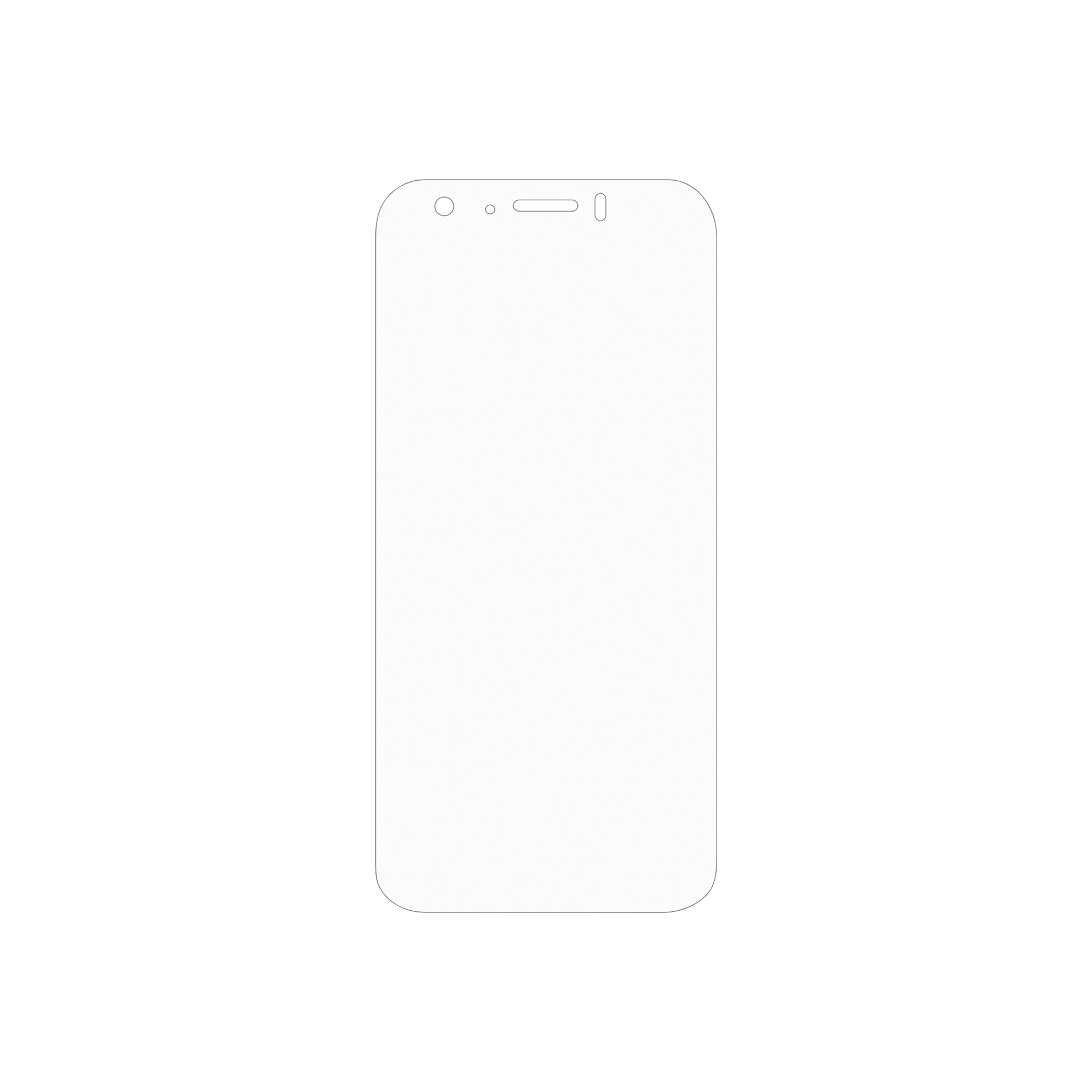 dipos Displayschutz für Zebra TC701, mattierte Oberfläche, geringe Dicke und perfekte Passform
