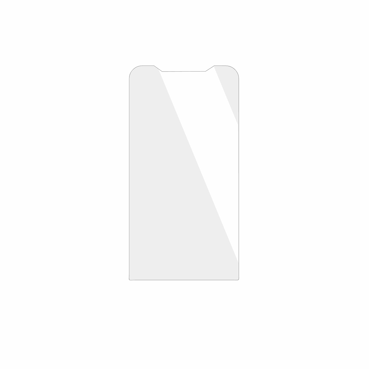 dipos Displayschutz für Zebra Xplore M60, transparente Oberfläche, geringe Dicke und perfekte Passform