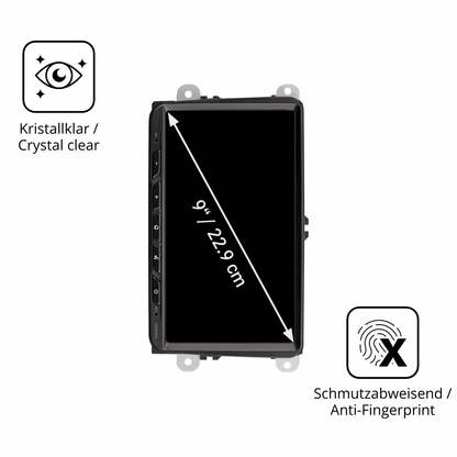 Flexible TPU-Folie passend zugeschnitten für Zenec Z-E2065, vollständige Abdeckung