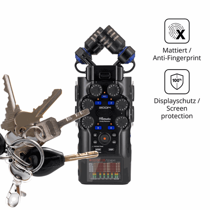 Blickschutzfolie für Zoom H6 studio matt Schutzfolie Privacy