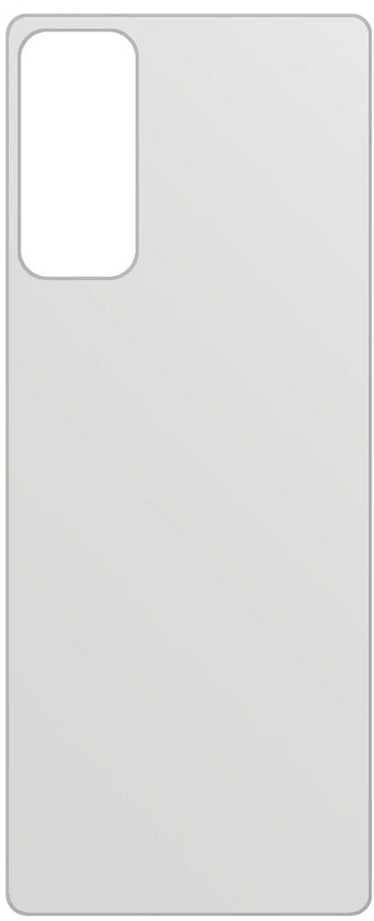 dipos Displayschutz für ZTE A20 5G Rückseite, mattierte Oberfläche, geringe Dicke und perfekte Passform