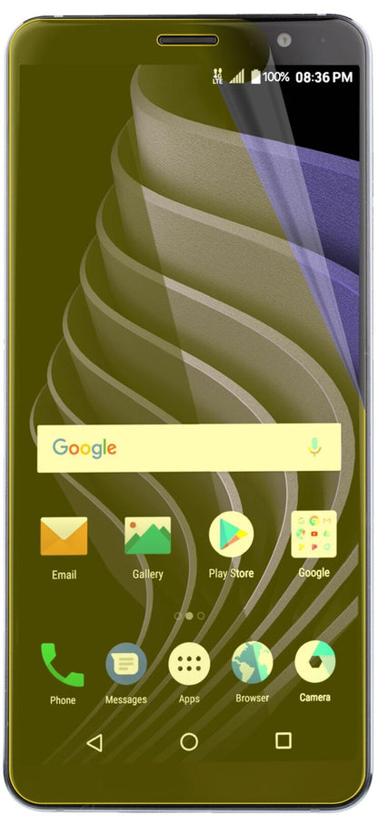 dipos Displayschutz für ZTE Blade Max View, transparente Oberfläche, geringe Dicke und perfekte Passform