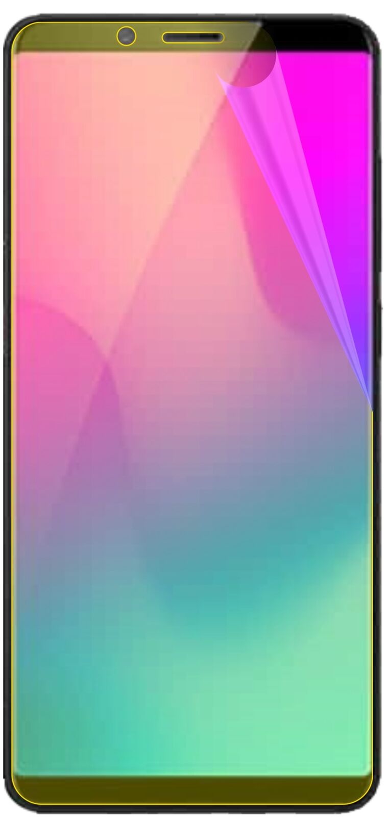 dipos Displayschutz für ZTE Nubia M3, transparente Oberfläche, geringe Dicke und perfekte Passform