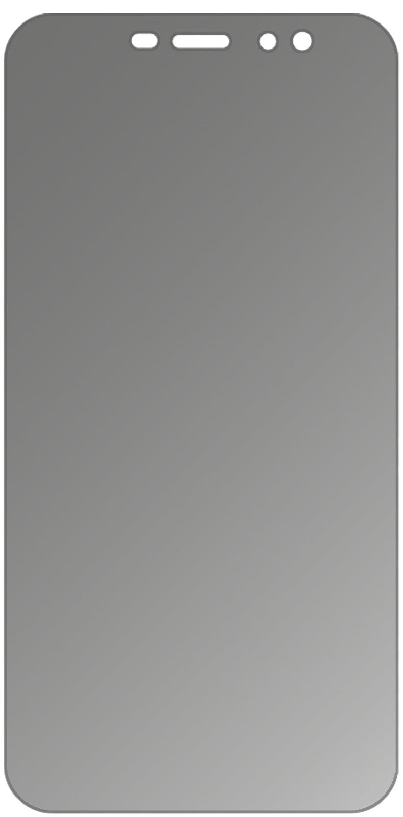 dipos Displayschutz für ZTE Nubia N1 Lite, mattierte Oberfläche, Blickschutzfilter und perfekter Passform