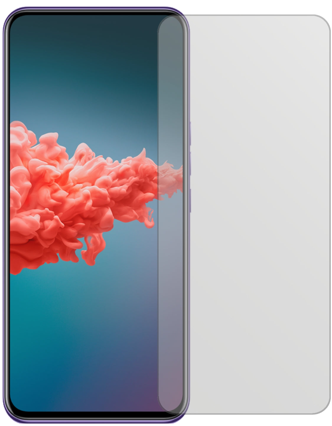 ZTEA20 5G mit aufgebrachter dipos Displayschutzfolie, die lästige Fingerabdrücke minimiert