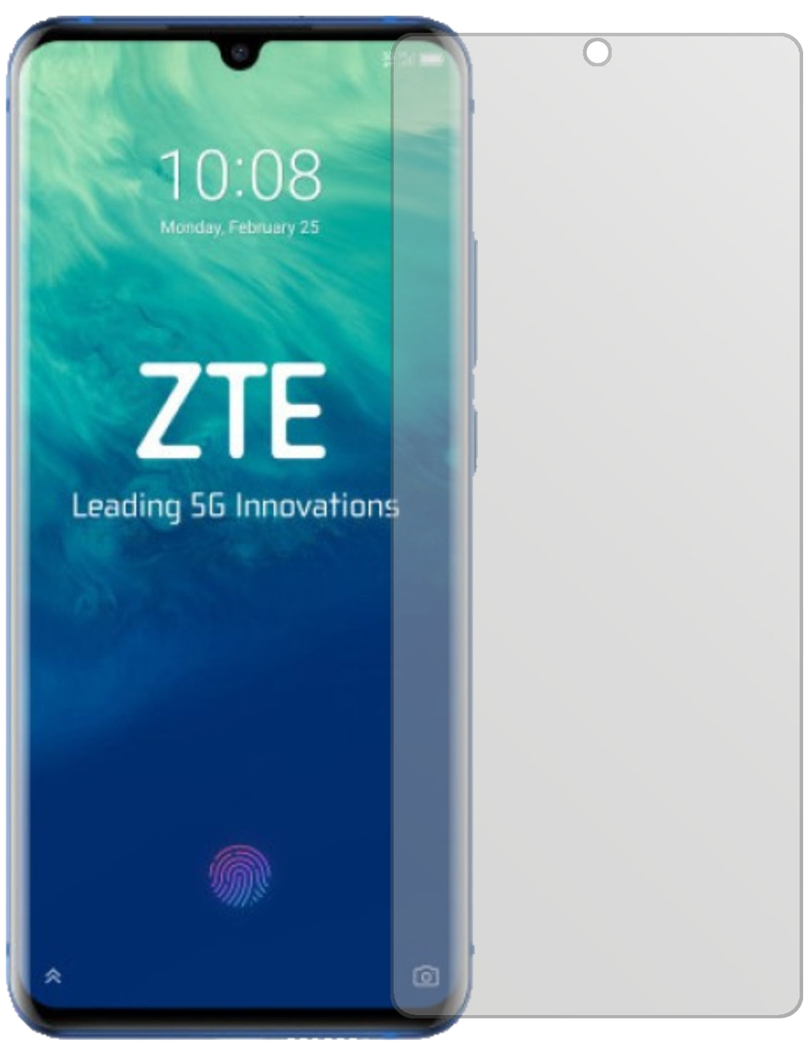 4x Schutzfolie matt für ZTE Axon 10s Pro Display-Schutzfolie