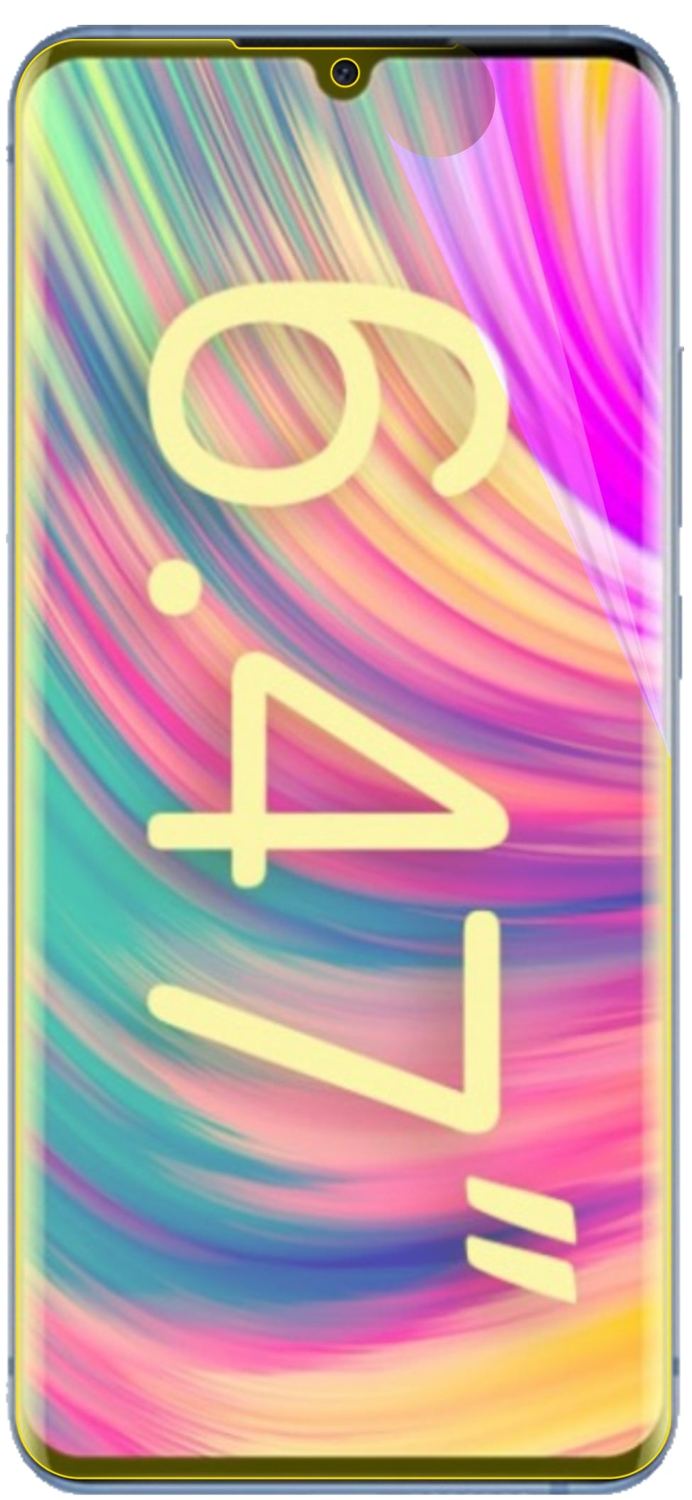 3x 3D Full Cover Schutzfolie für ZTE Blade 20 Pro 5G