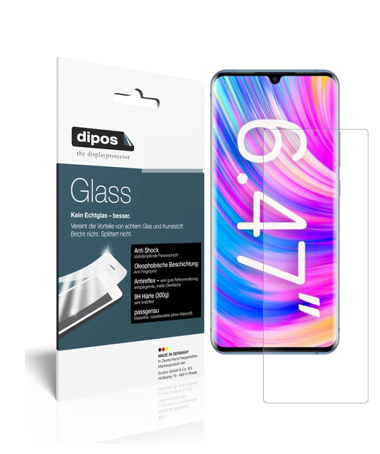 Matte Displayschutzfolie von dipos passend für ZTE Blade 20 Pro 5G, 9H kratzfest und blasenfrei montiert