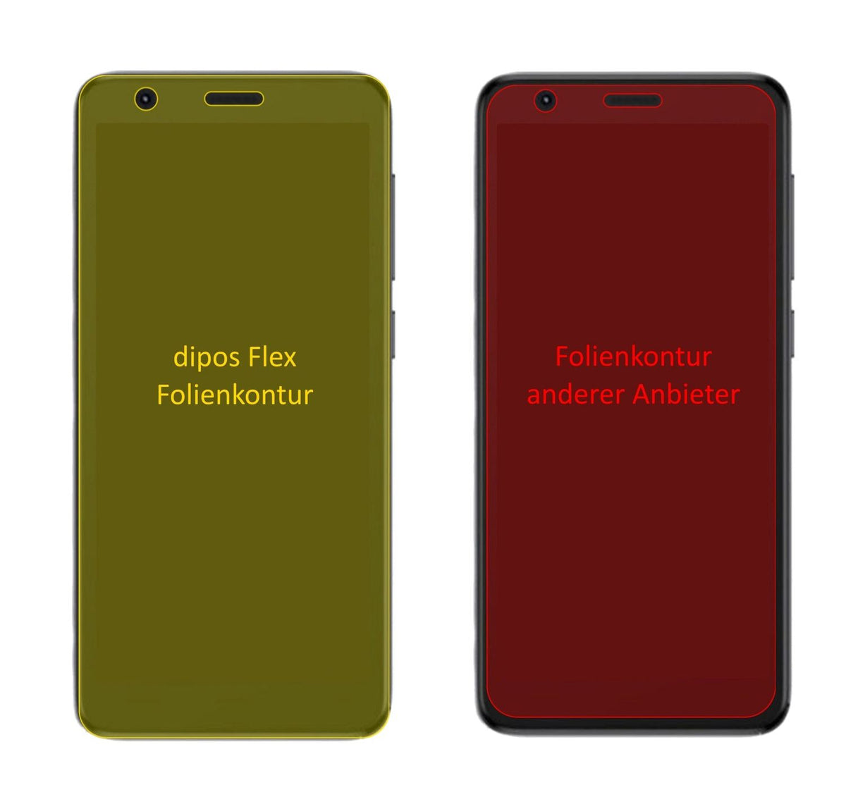 3x 3D Full Cover Schutzfolie für ZTE Blade L9