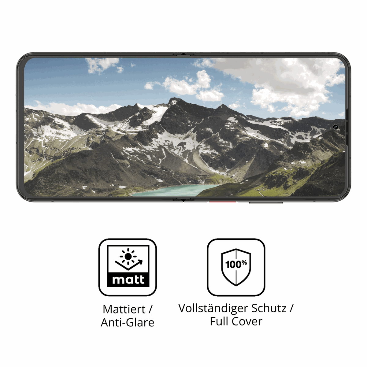 Flexible TPU-Folie passend zugeschnitten für ZTE Nubia Flip 2 5G, vollständige Abdeckung