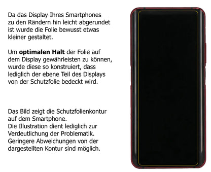 2x 9H Schutzfolie matt für ZTE nubia Z20 Panzerfolie
