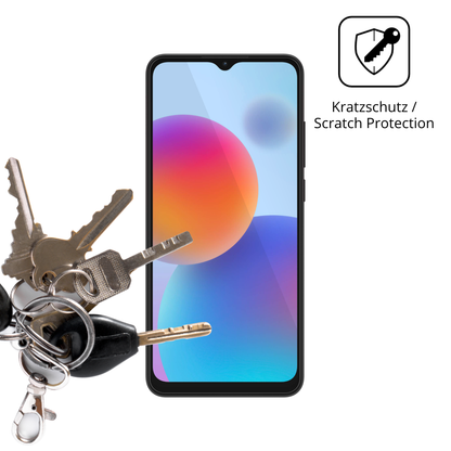 Schutz gegen Kratzer auf dem ZTE Optus X Pro 2 5G Glas durch Schlüssel oder Ähnliches