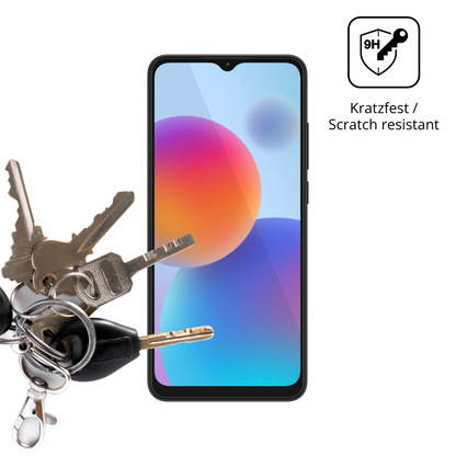 dipos Displayschutz für ZTE Optus X Pro 2 5G, transparente Oberfläche, perfekte Passform auch für die Rundungen