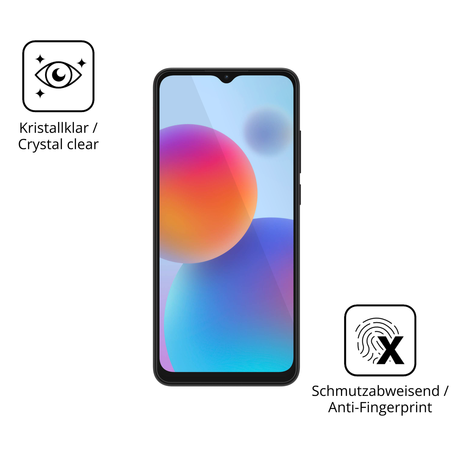 Flexible TPU-Folie passend zugeschnitten für ZTE Optus X Pro 2 5G, vollständige Abdeckung