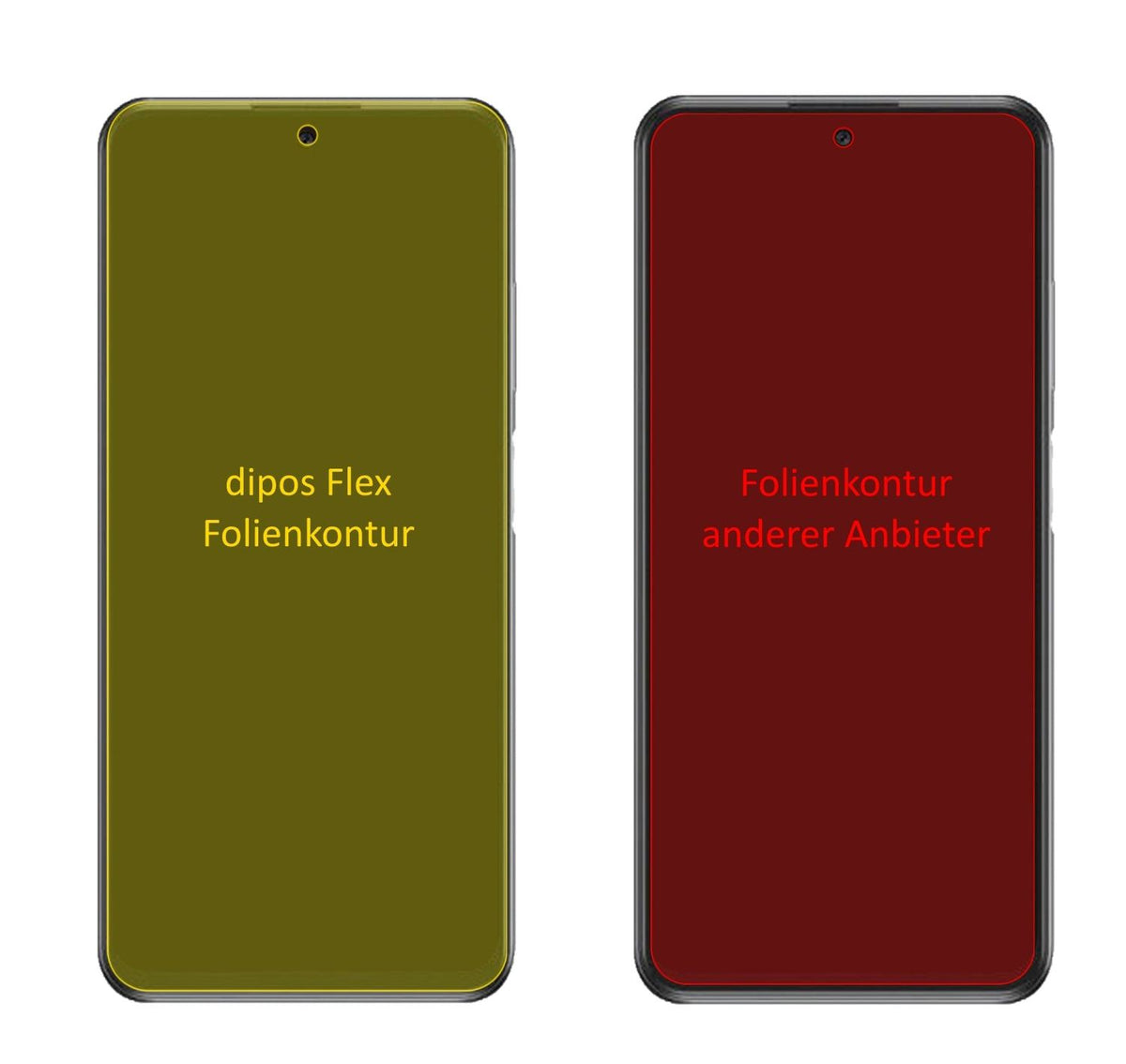 3x 3D Full Cover Schutzfolie für ZTE S30 SE