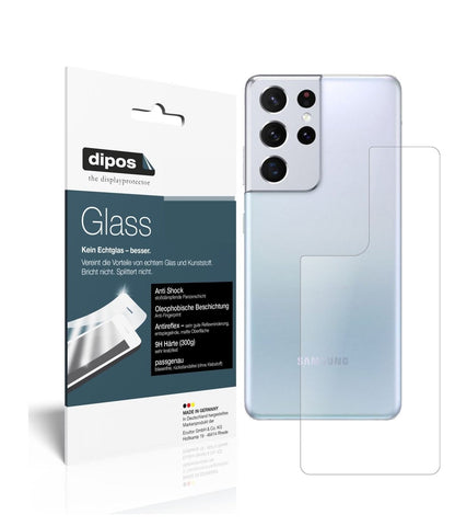 1x 9H Schutzfolie matt für Samsung Galaxy S21 Ultra Rückseite Panzerfolie