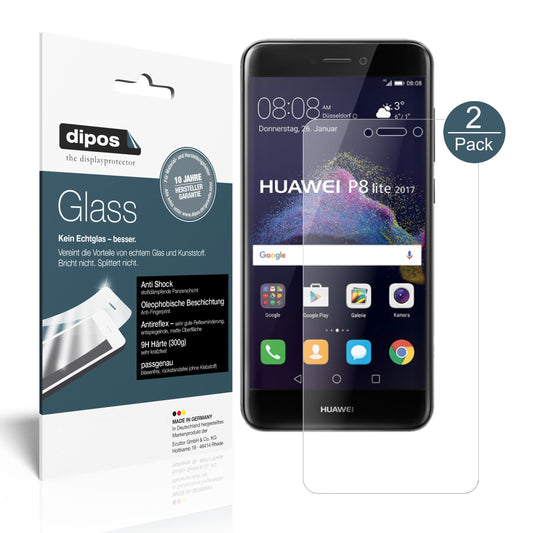 Mattes Panzerglas: Schutz vor Brüchen, Fingerabdrücken und Bildschirmblendung für Huawei-P9 Lite