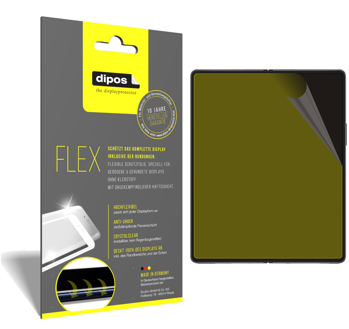 Displayschutzfolie passend für Samsung Galaxy Z Fold / Flip Reihe